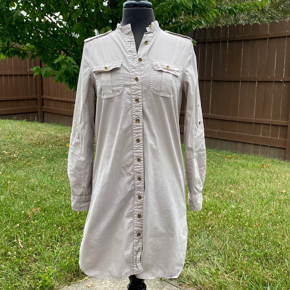 Gap button up dress